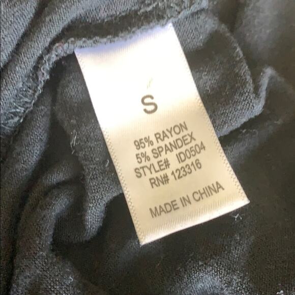 IRIS BASIC Women's Black Strapless Maxi Dress Rope Drawstring Waist - Picture 7 of 7